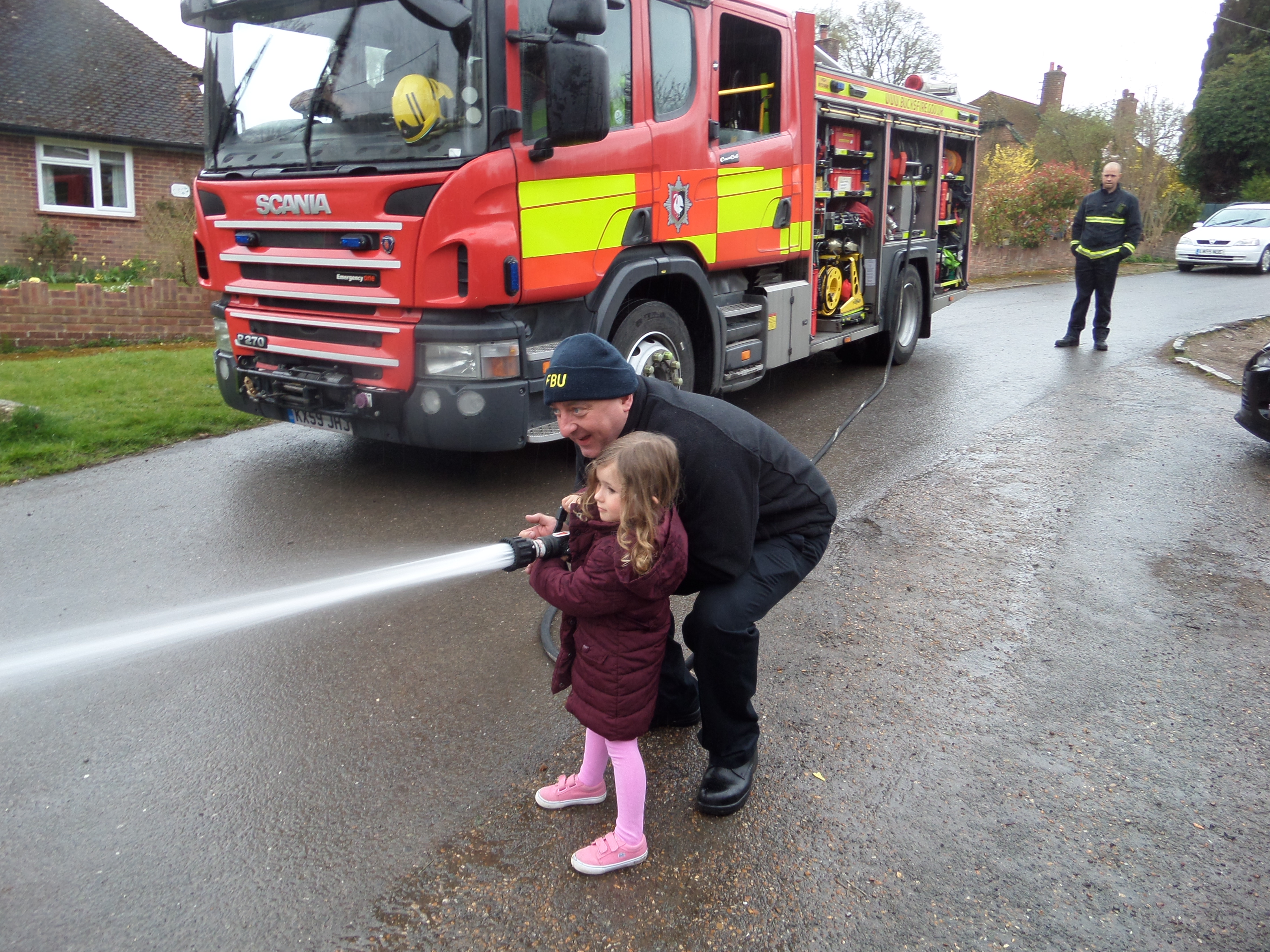 Visit from the fire engine