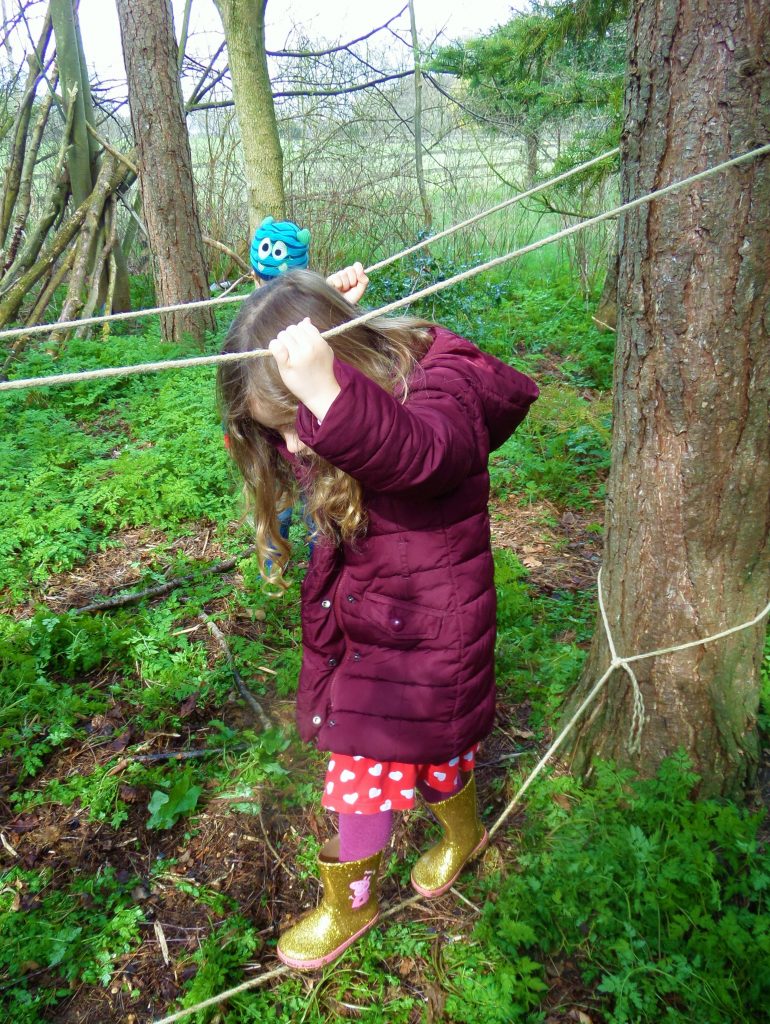 Forest School Rope Climbing